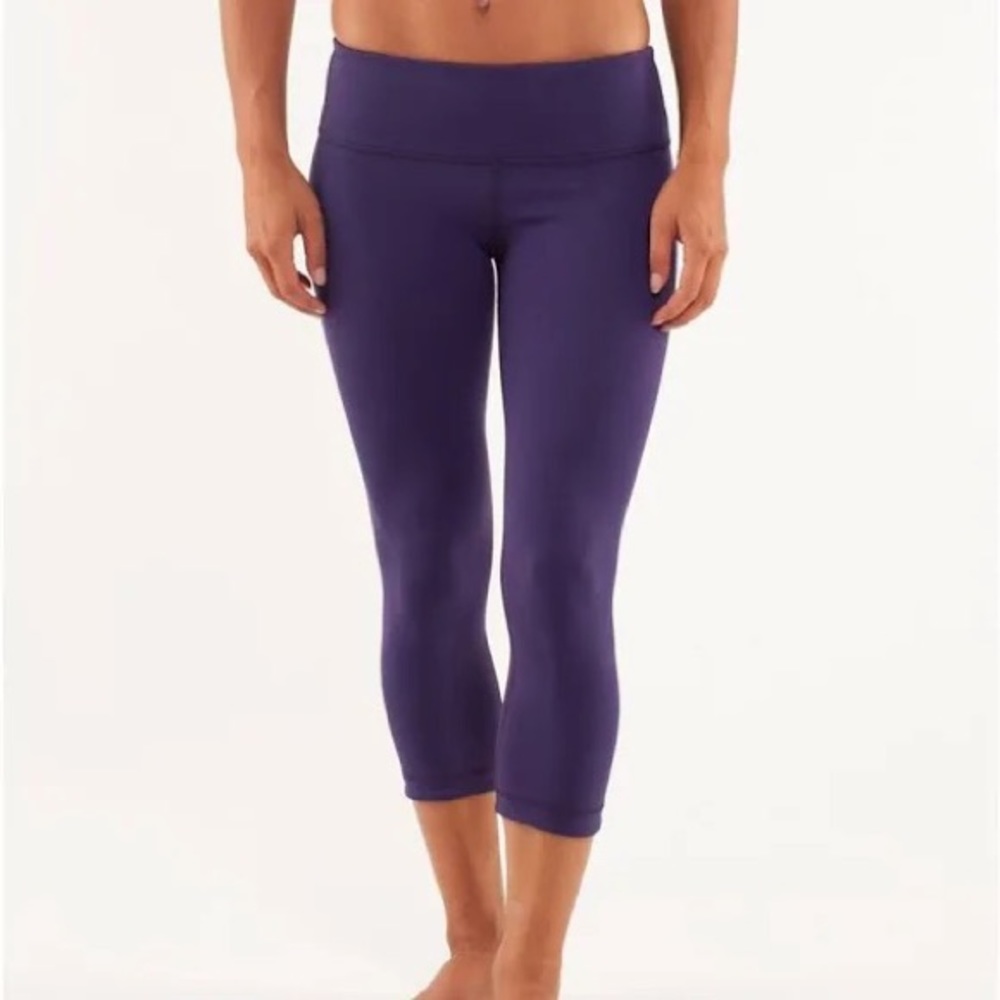 Lululemon wunder under cropped leggings